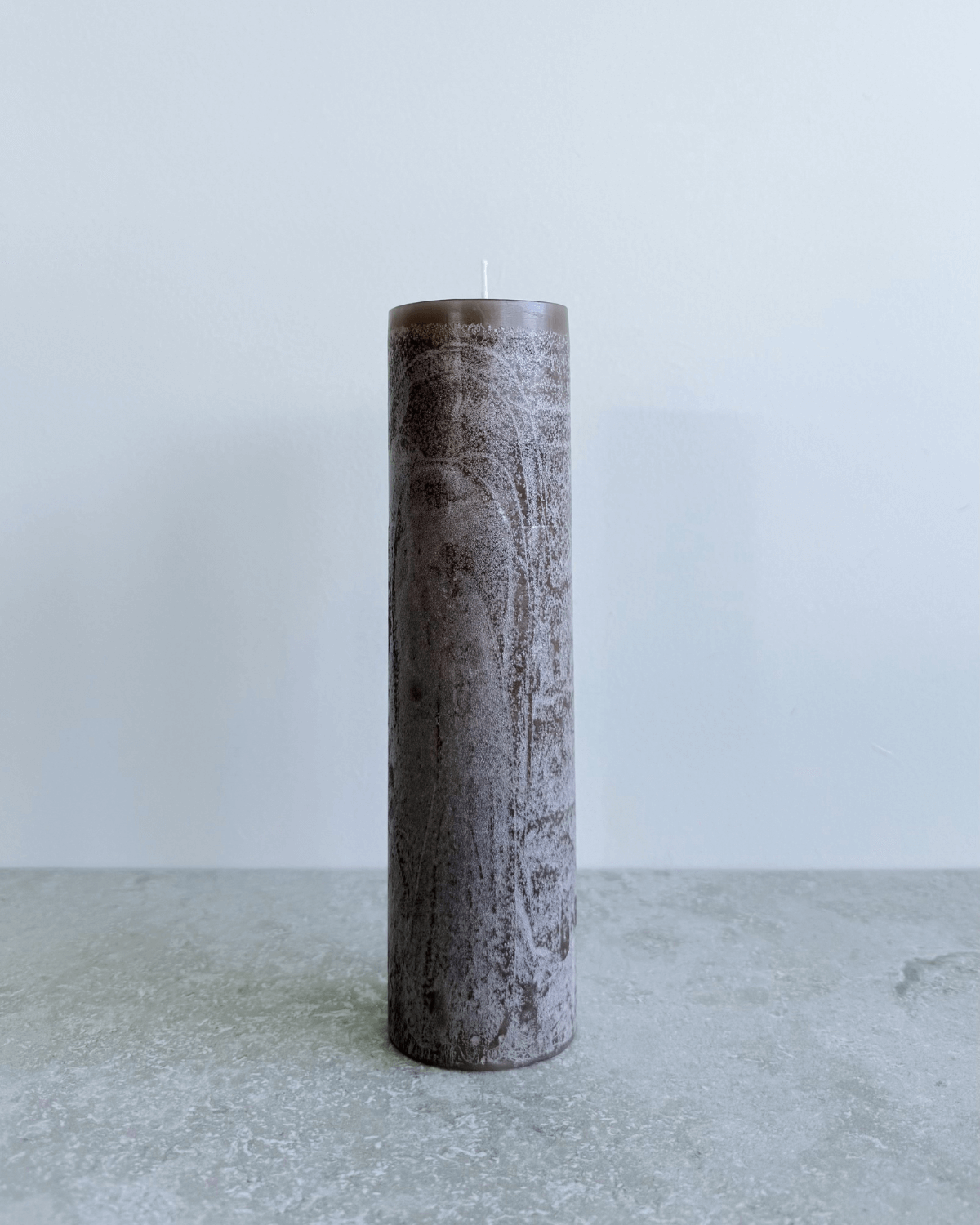 Bloklys, Taupe, Brun, 20x10 cm, Vance Kitira, Allergivenlige lys