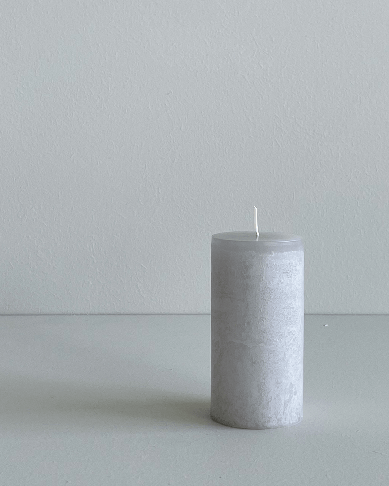 Bloklys, lysegrå, 10 cm, Vance Kitira, Allergivenligt lys