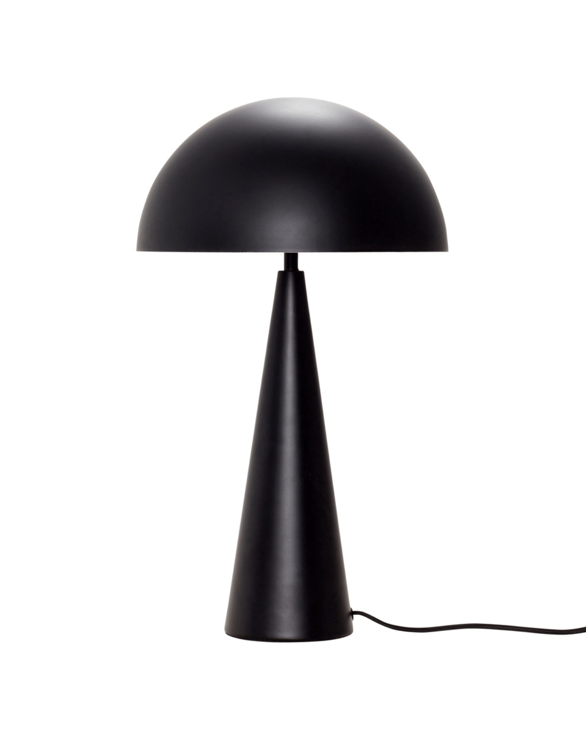 Bordlampe, Mush høj, sort, Hübsch