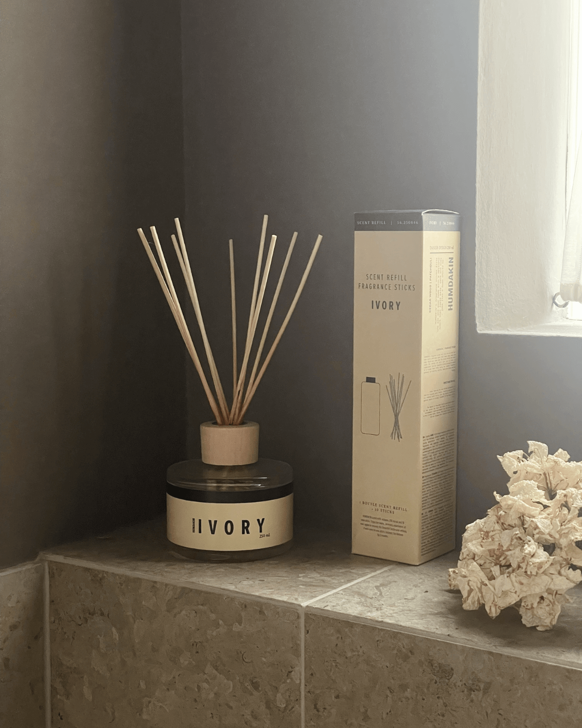 Humdakin, pæne duftpinde, duftdifuser, Ivory, 250 ml