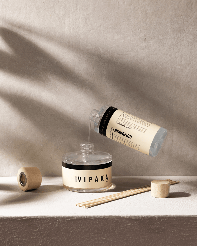 Vipaka, refill, Humdakin, duftpinde, 250 ml, genopfyldning