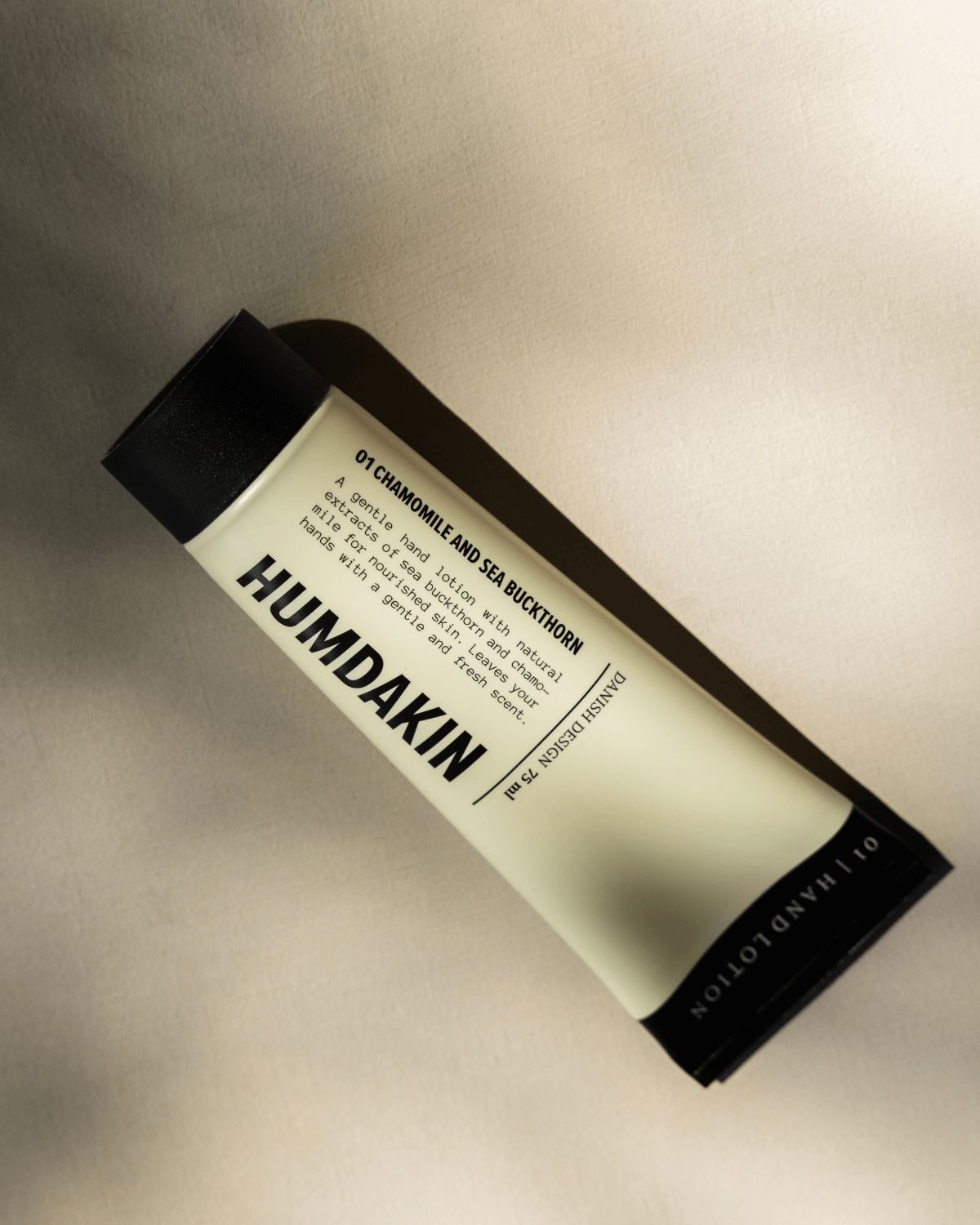 Hånd creme, handlotion, 75 ml, Chamomile, sea buckthorn, Humdakin