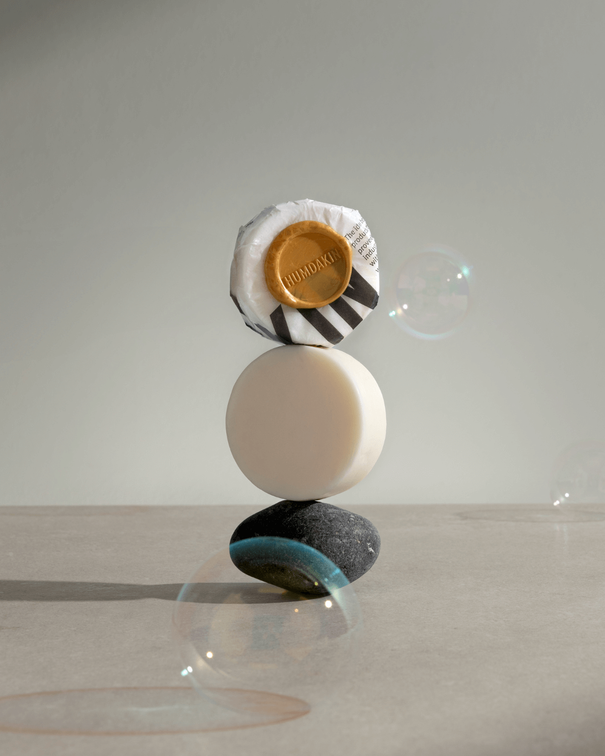 Humdakin, opstillng, sæbe, bobler