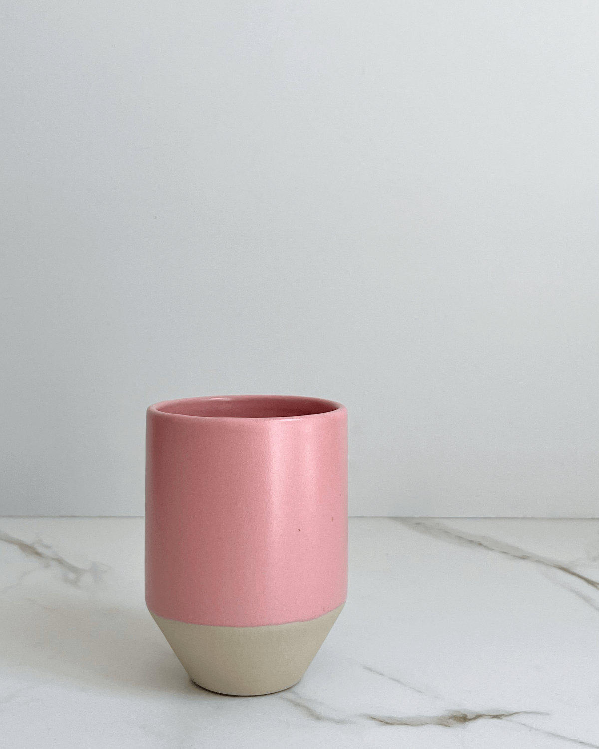 Kop, Pink, Lyserød, Håndlavet keramik, May Studio