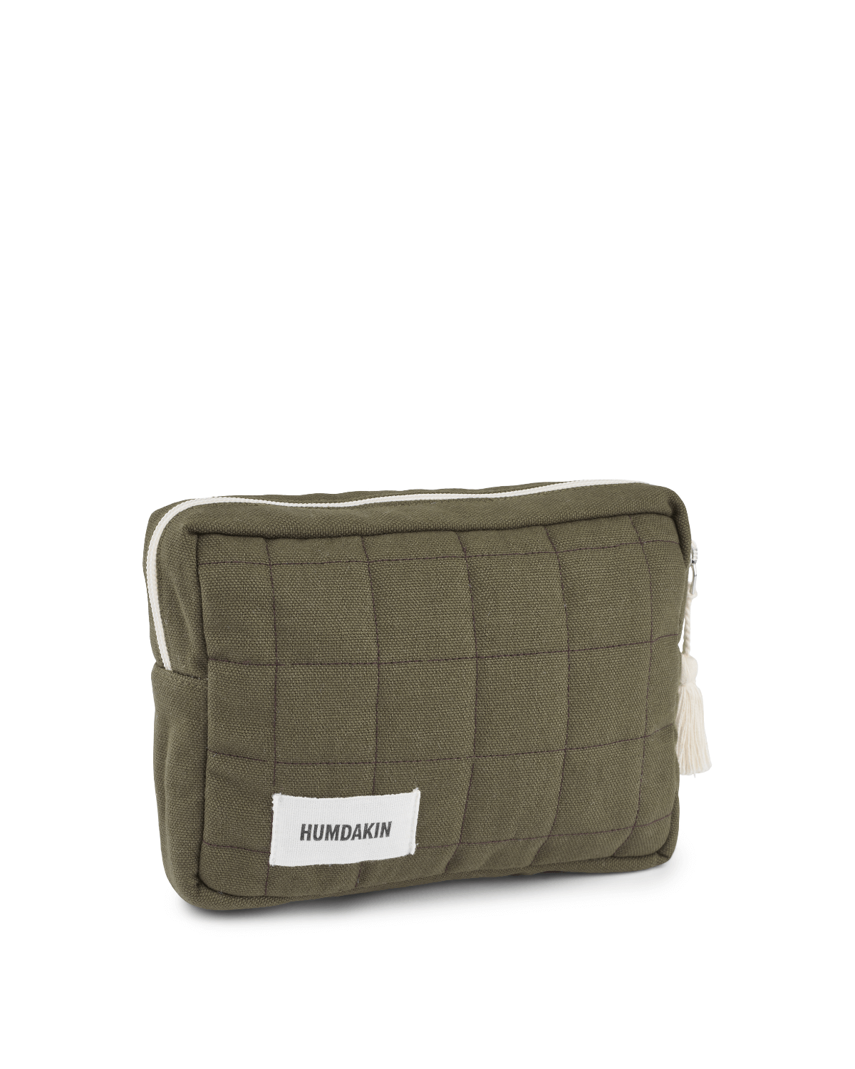 Makeuptaske, kosmetikpung, evergreen, quiltet, Humdakin