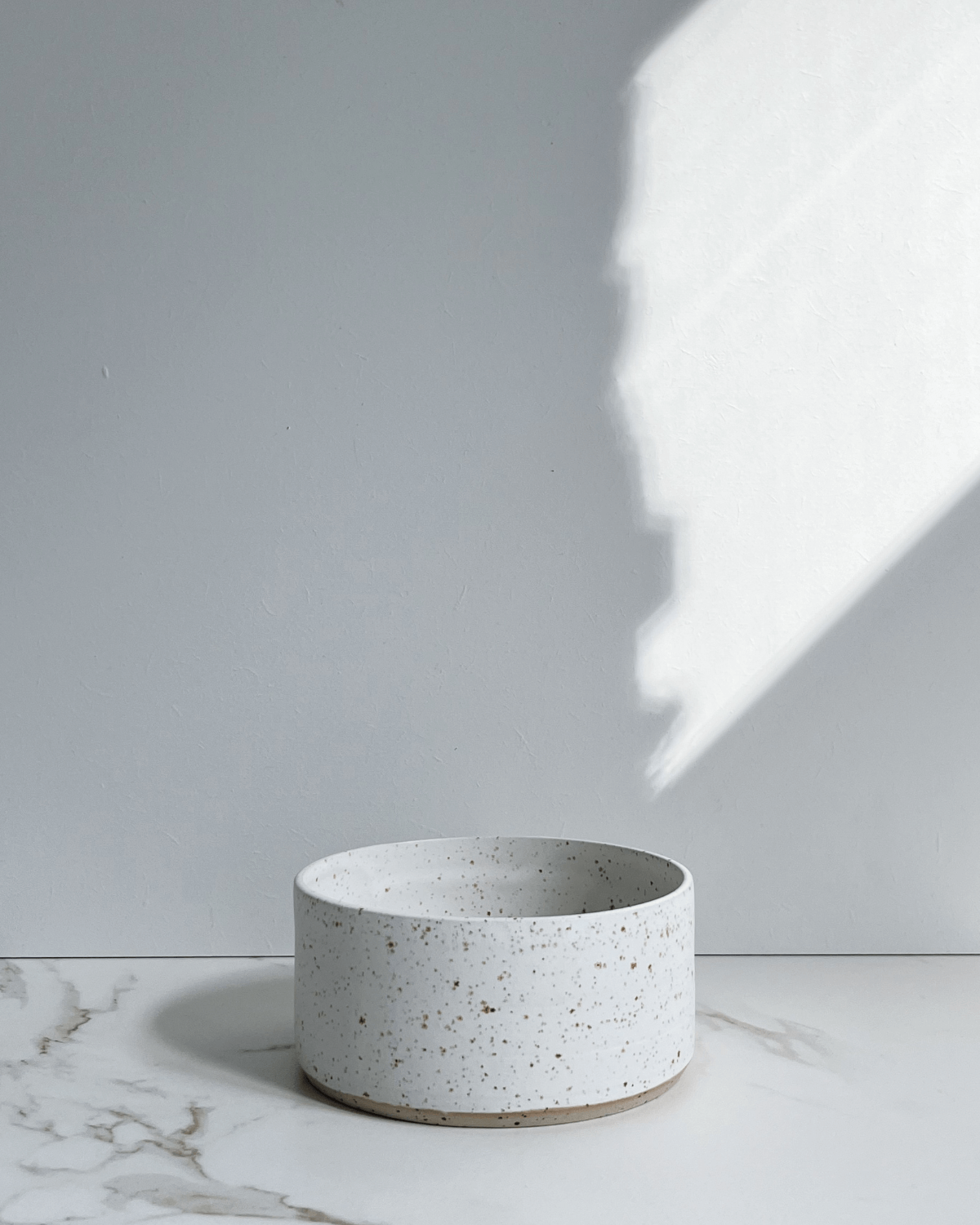 Skål, Spots, Hvid, Måne Ceramics Studio