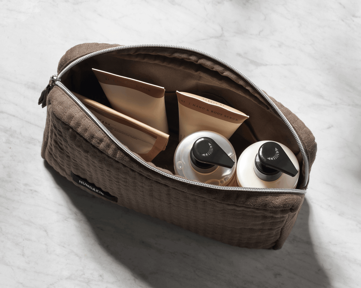 Toilettaske, Humdakin, produkter, waldorf, Hør