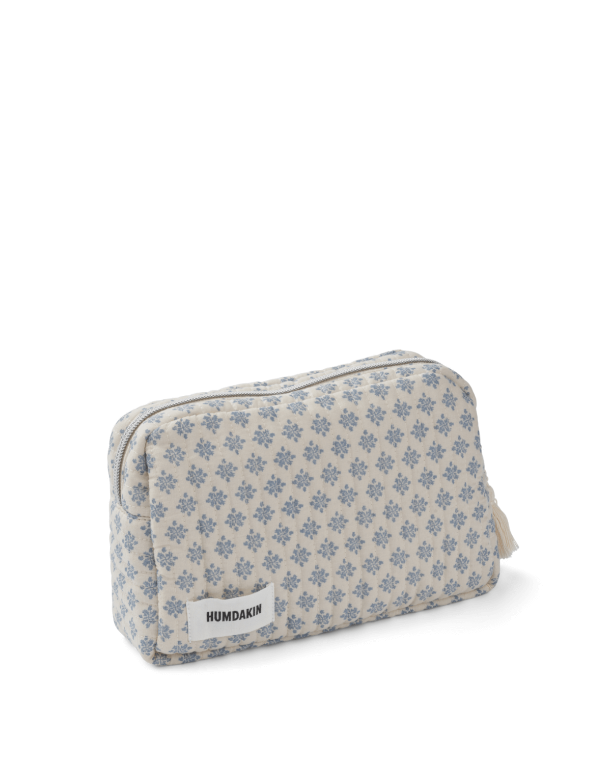 Toilettaske, ocean, monogram, lyseblå print, Humdakin, Bomuld