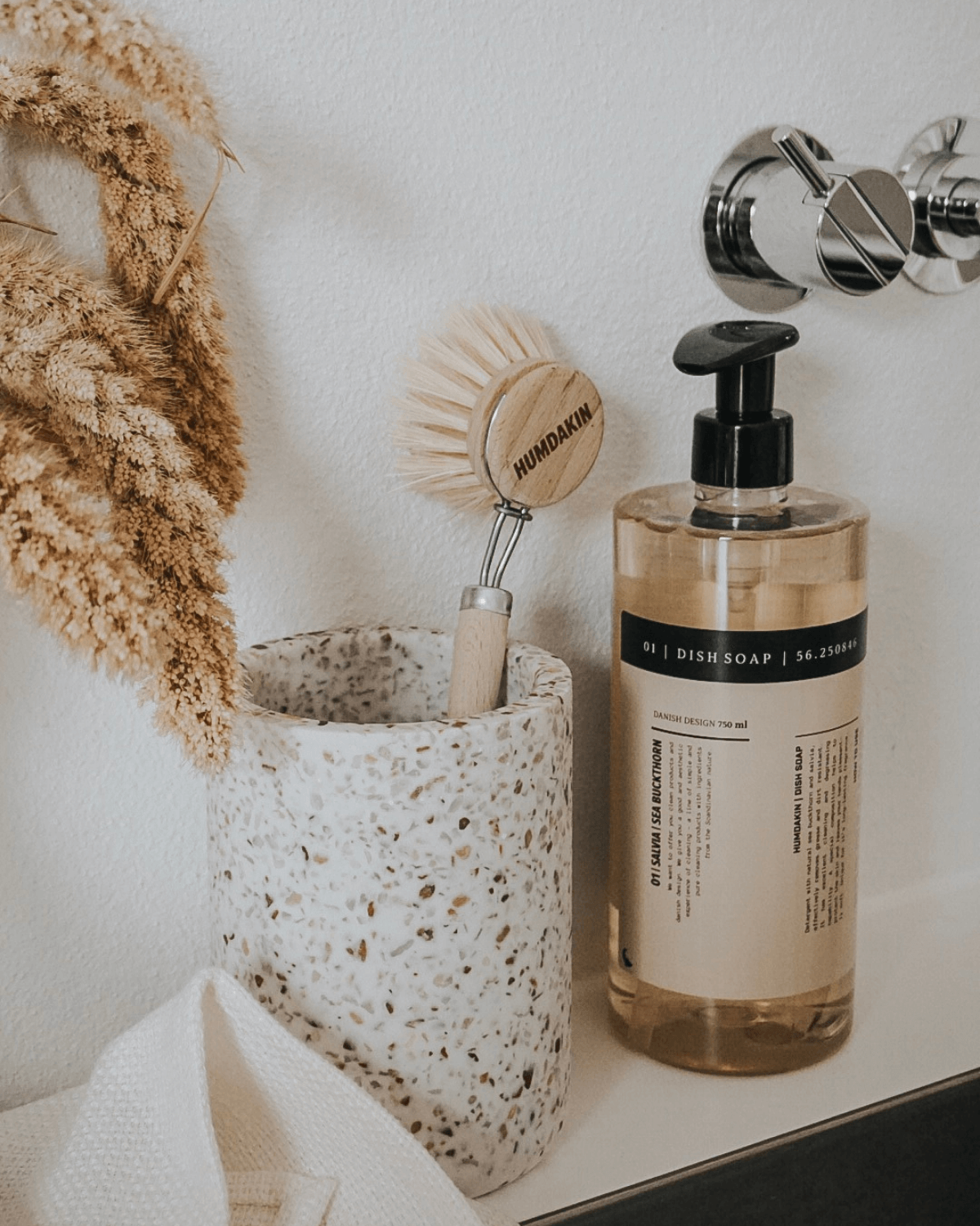 Vase, terrazzo, opvaskebørsteholder, Humdakin