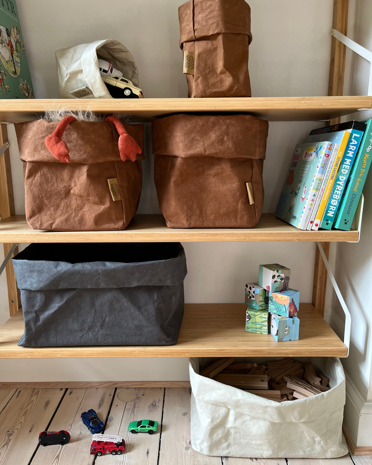 Paper Bag, Large Plus, Cuoio