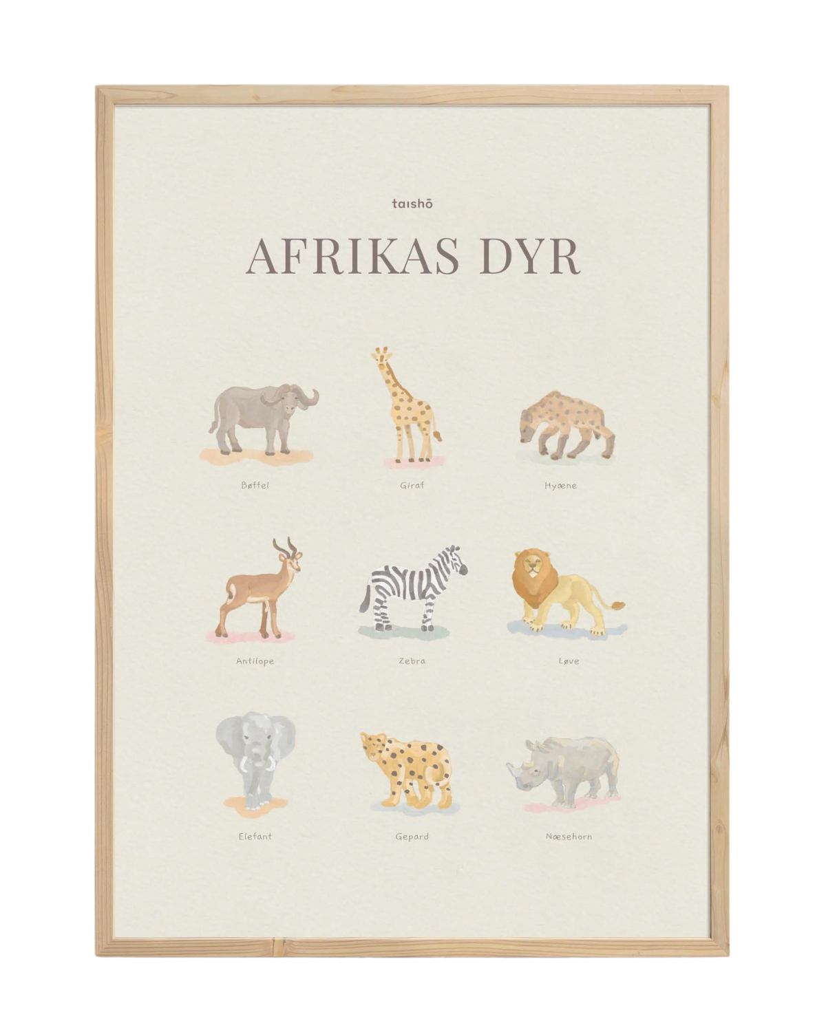 Afrikas dyr, A3