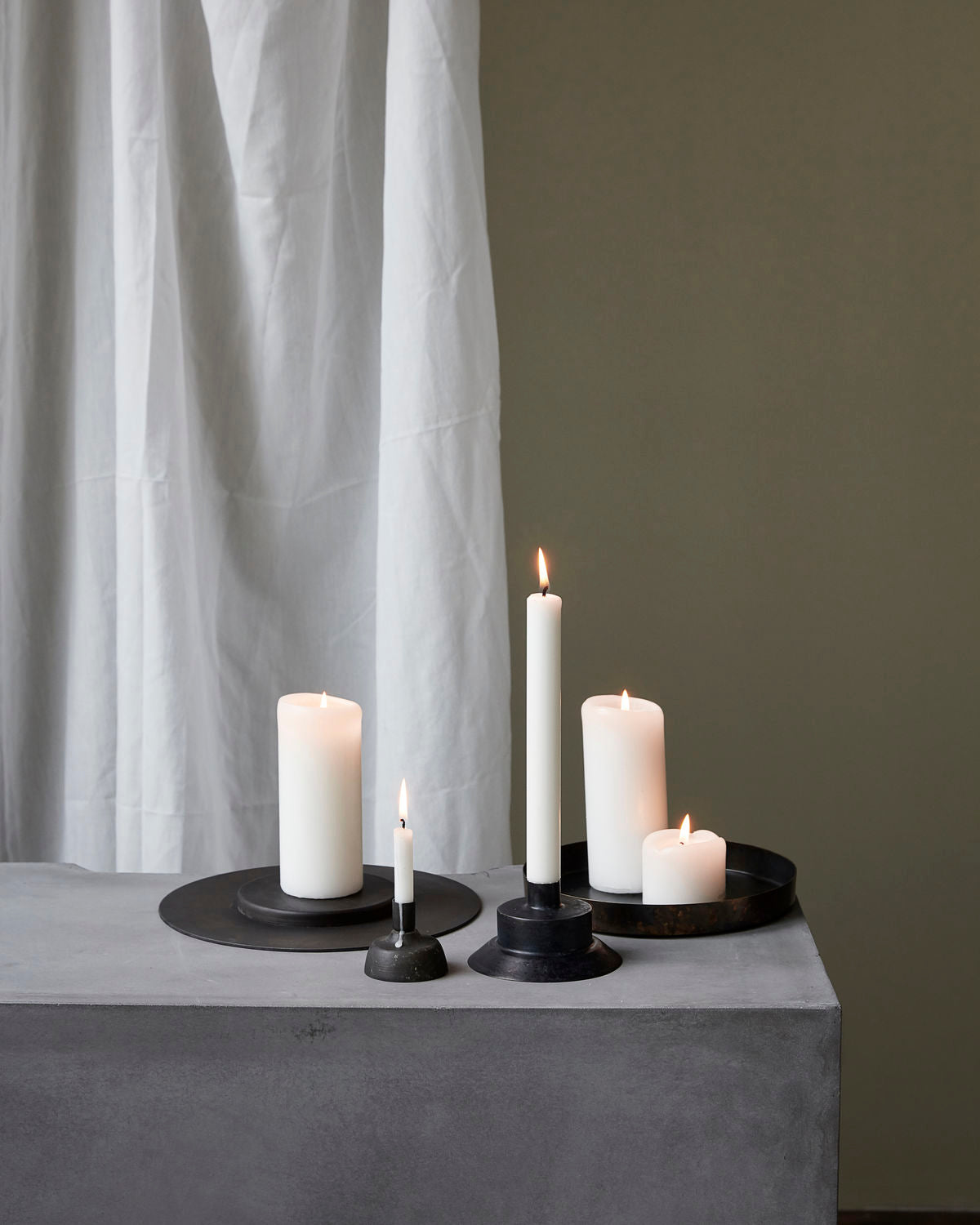 Metal bakke til lys, House Doctor