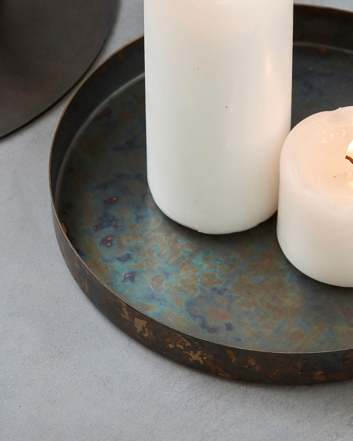 Rund metal bakke, house doctor