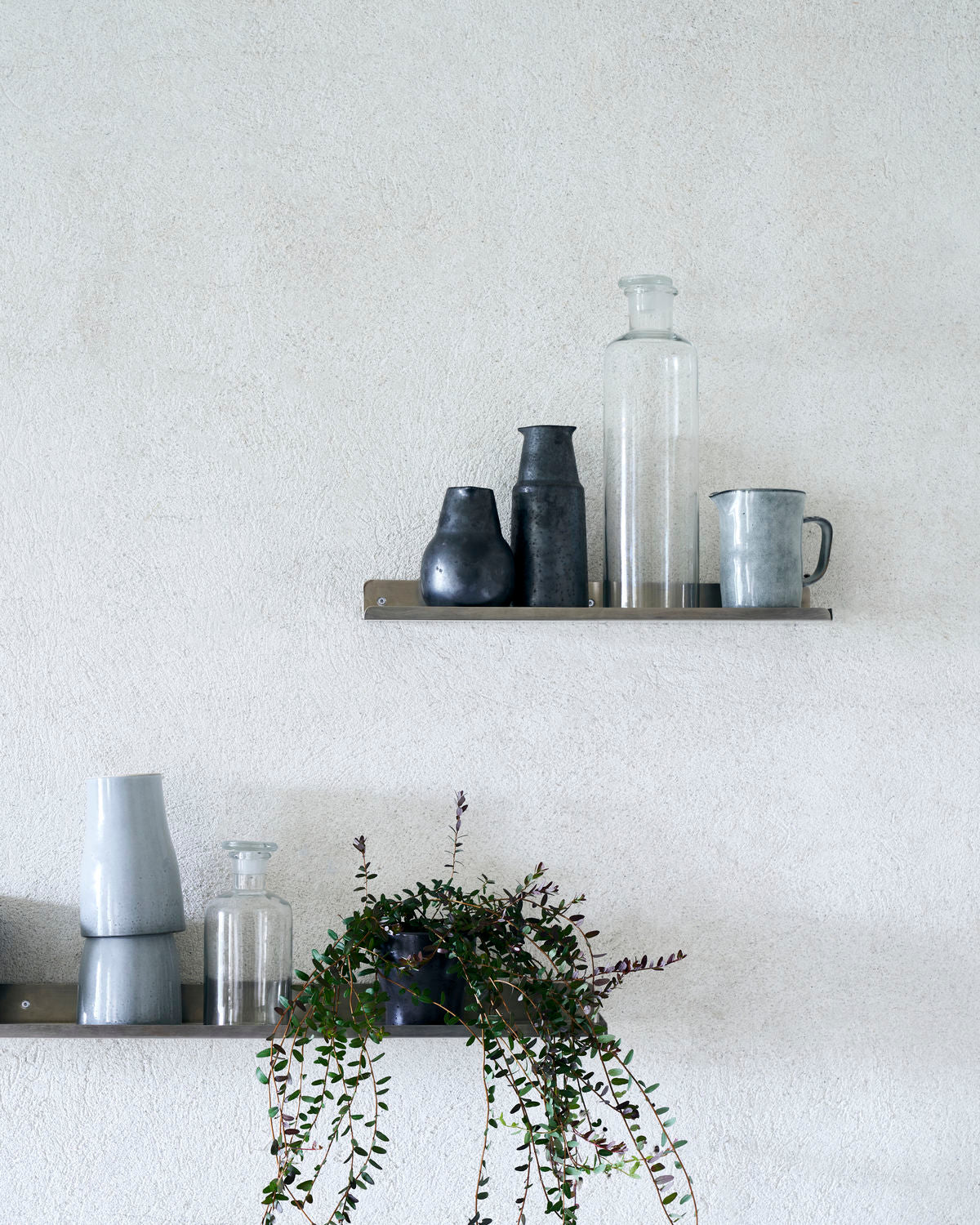 Hylde, Ledge, Børstet sølv, 43 cm