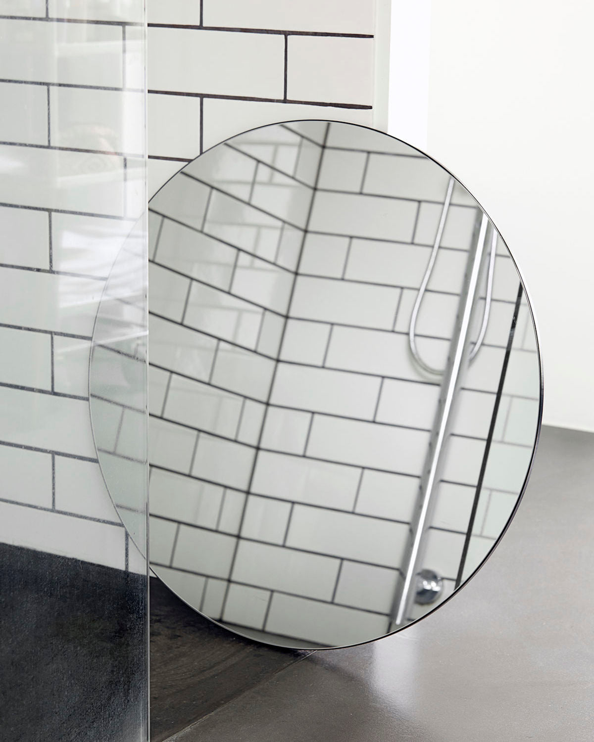 Spejl, rund, 50 cm, House Doctor