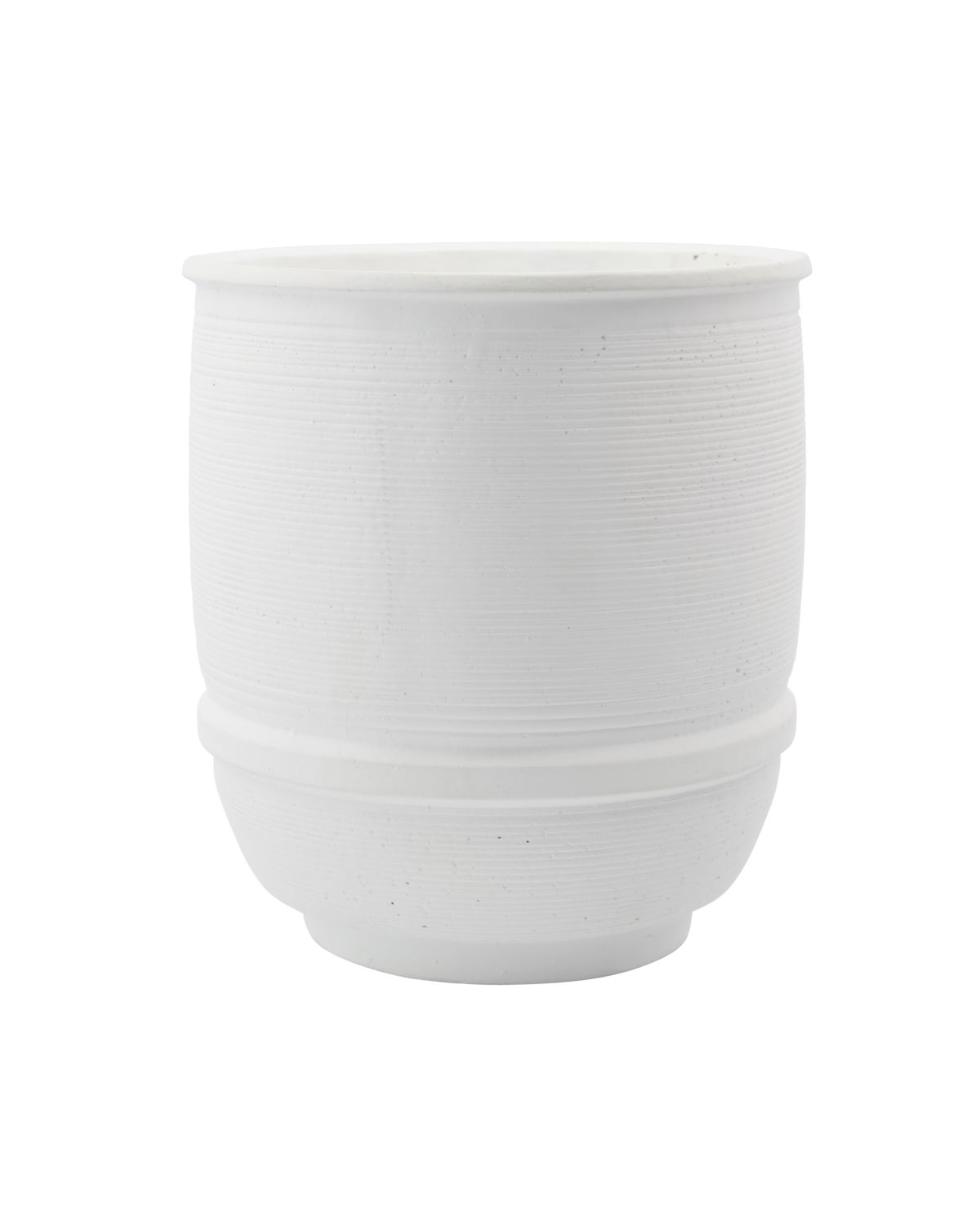 Krukke, urtepotte, planteskjuler, hvid cement, kit, house doctor