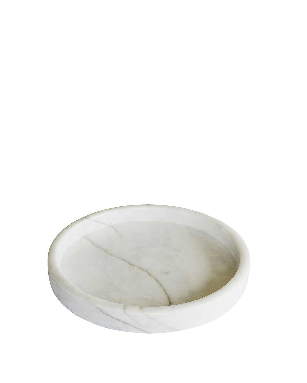Bakke, Marbi Marmor, hvid ø 22 cm