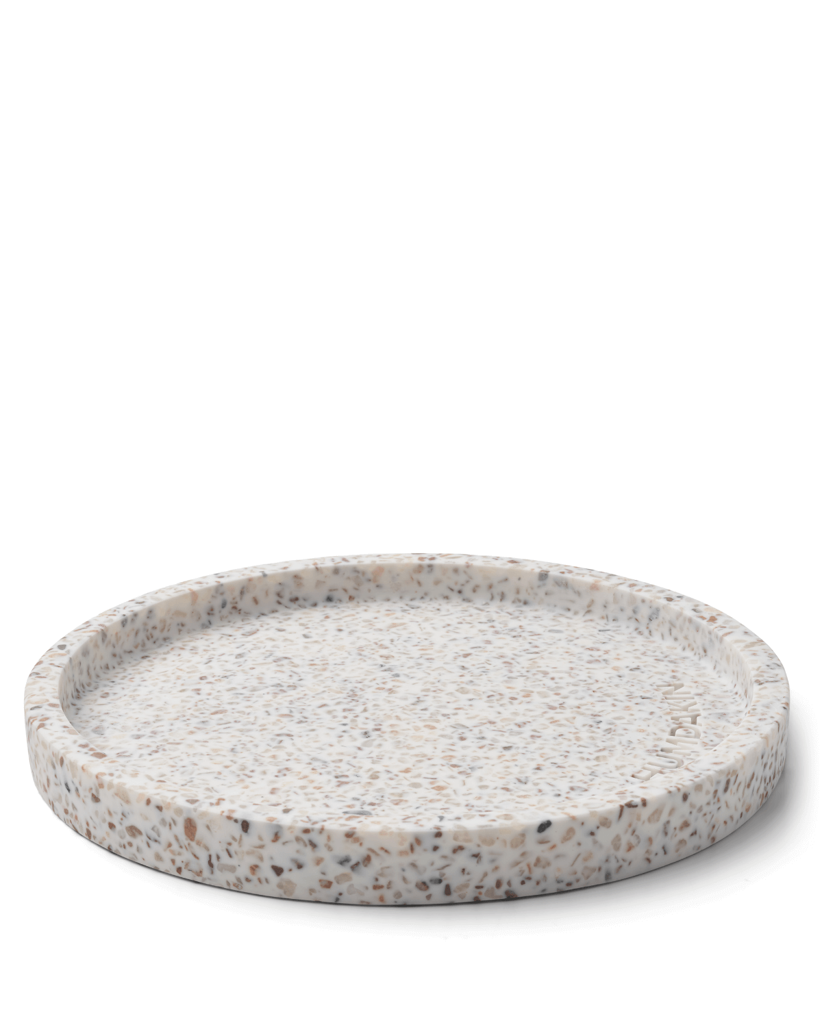 Bakke, rund, ø 20 cm, terrazzo, brun, natur, Humdakin