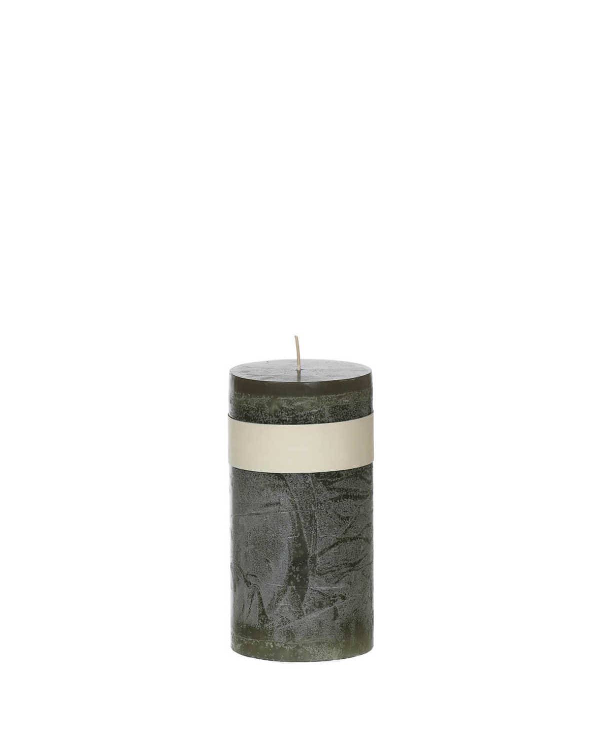 Bloklys, Burnt Olive, 10 cm