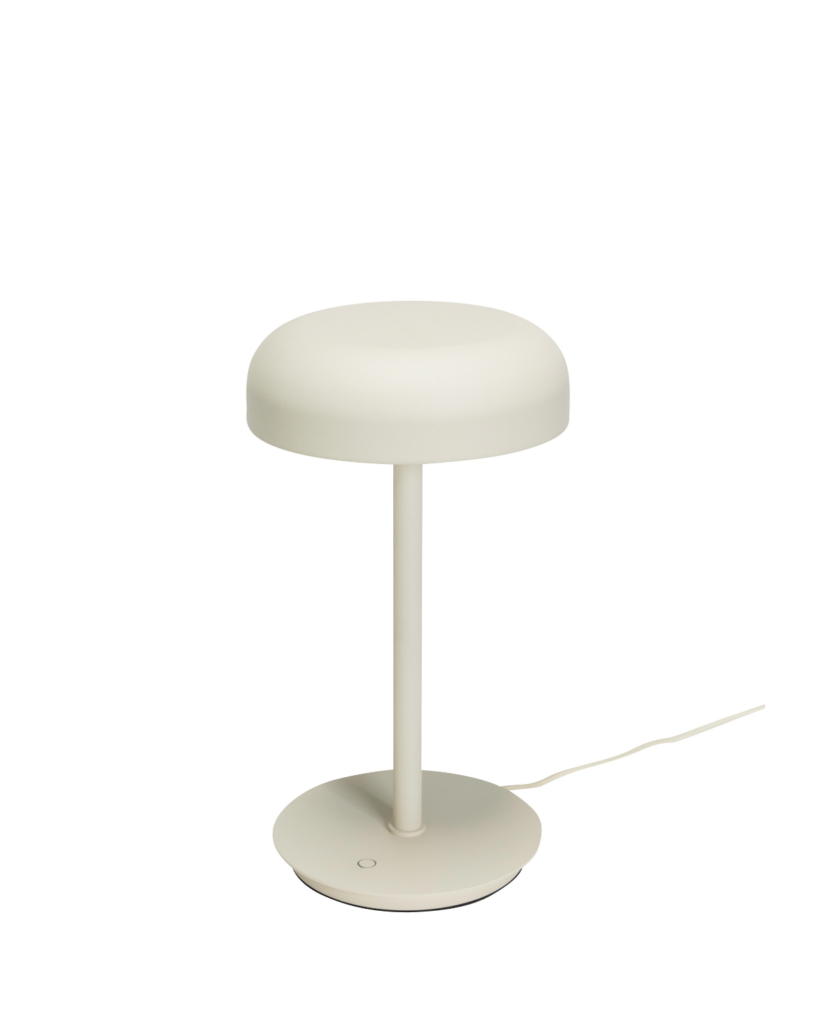 Elegant bordlampe Velo i farven sand med behageligt lys fra danske Hubsch