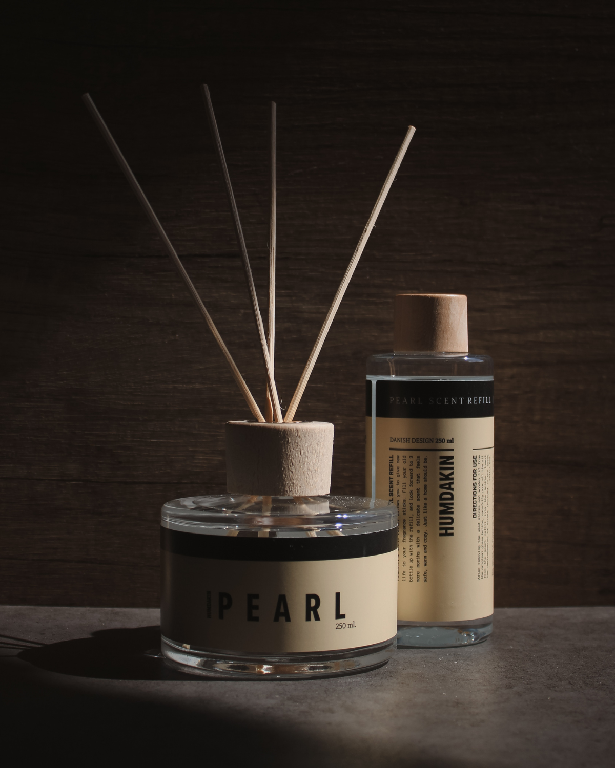 Pearl duftdiffuser Humdakin med 10 pinde, nordisk indretning og langvarig duft