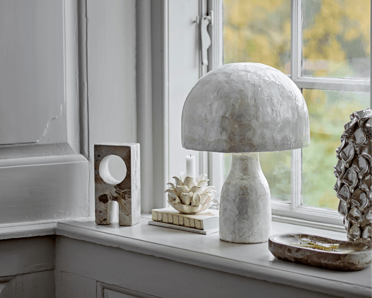 Bloomingville Shao marmor fad, håndlavet med unikke farver og struktur i naturmateriale