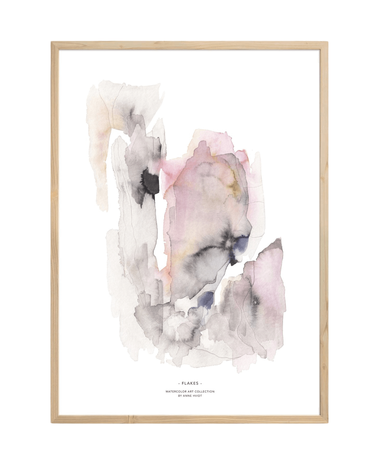 Flakes, Kunstprint, plakat, Anne Hvidt
