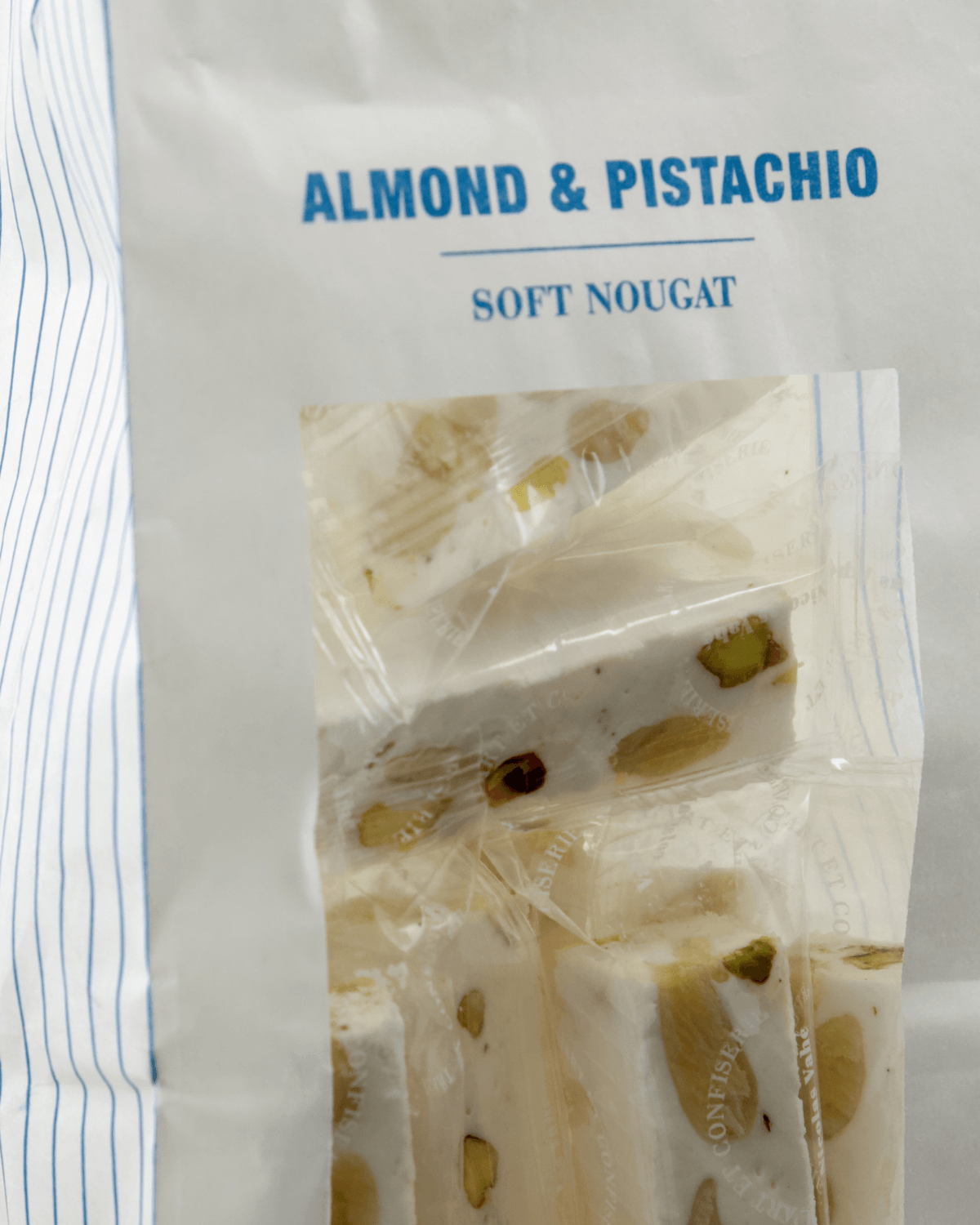 Fransk Nougat, Mandler & Pistachie, 150g
