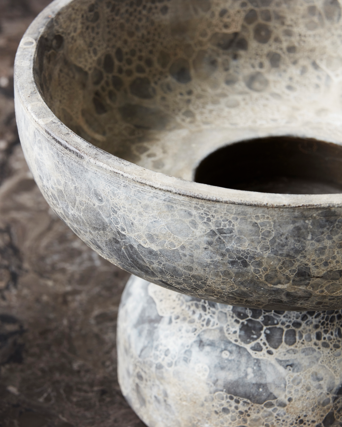 fyrfadsstage, house doctor, lysestage, grå, unik