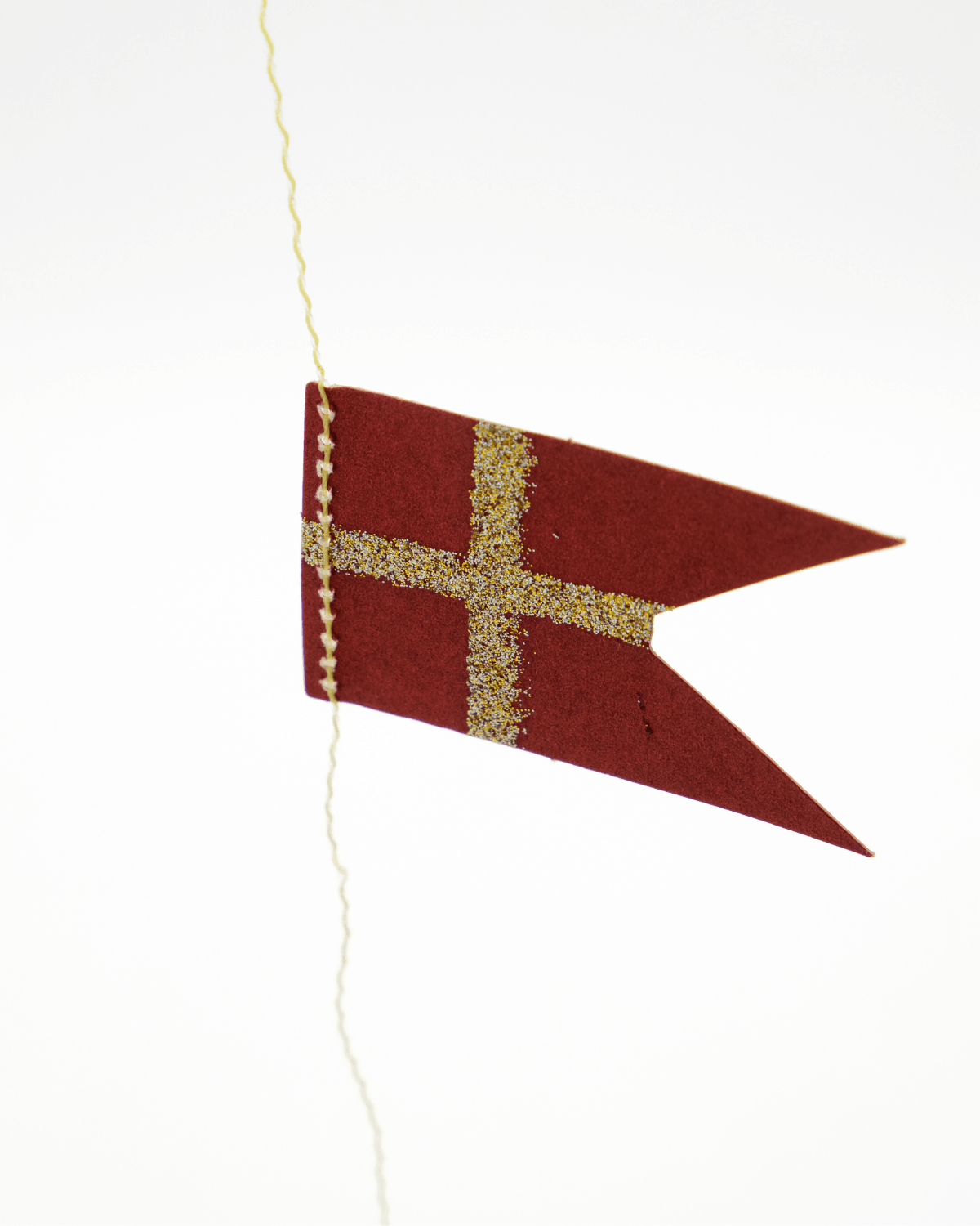 Guirlande, Flags, Rød/Champagne