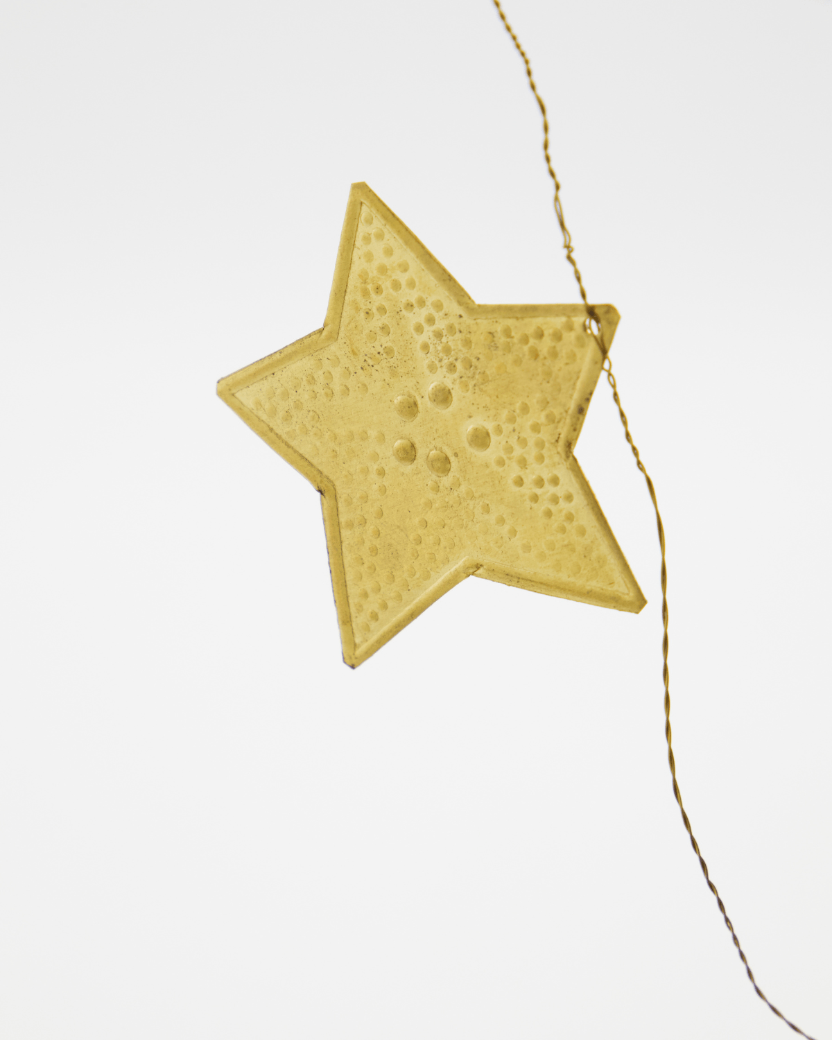 Guirlande, Stars, Antik Messing
