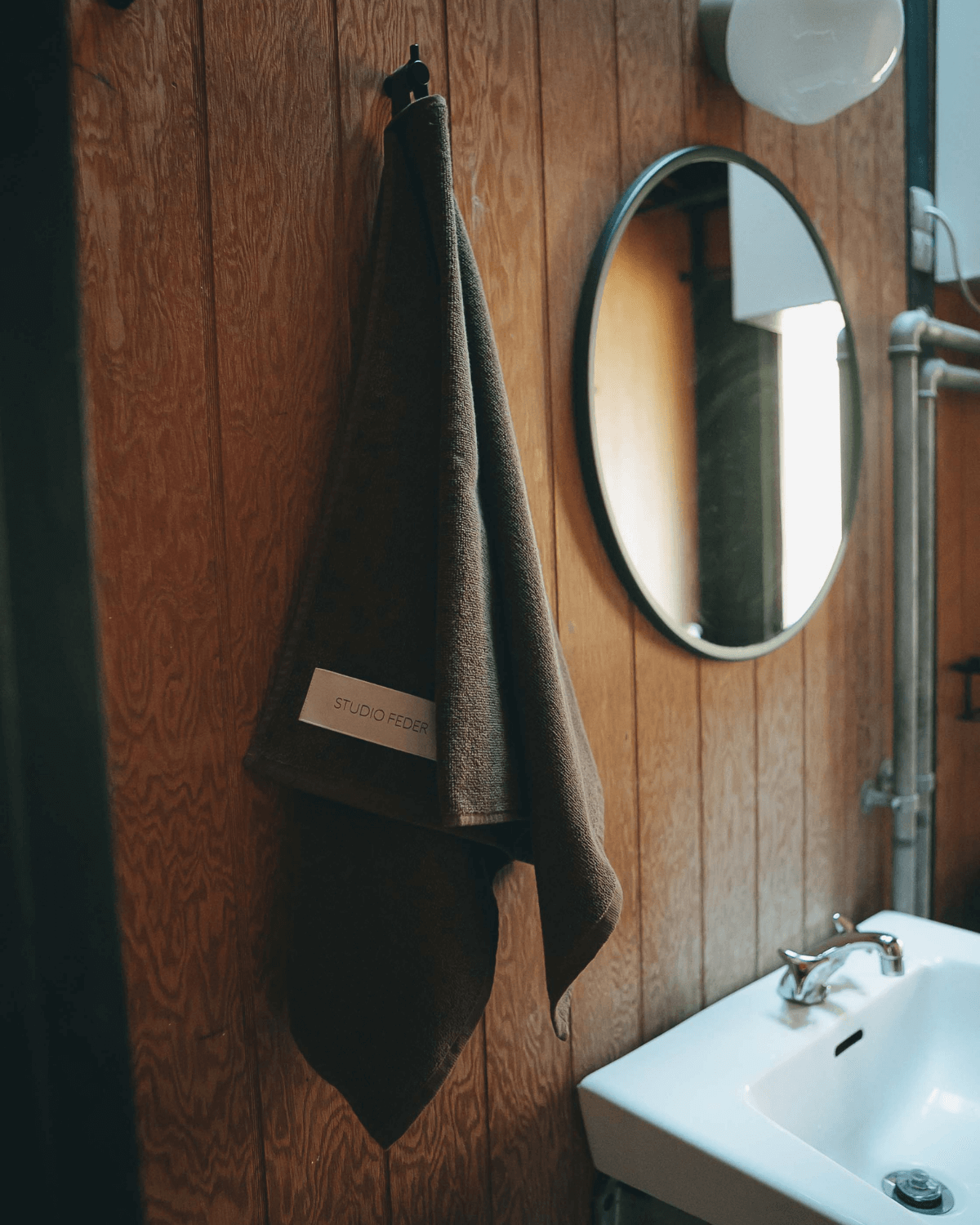 Håndklæde, Brown, fl. str.