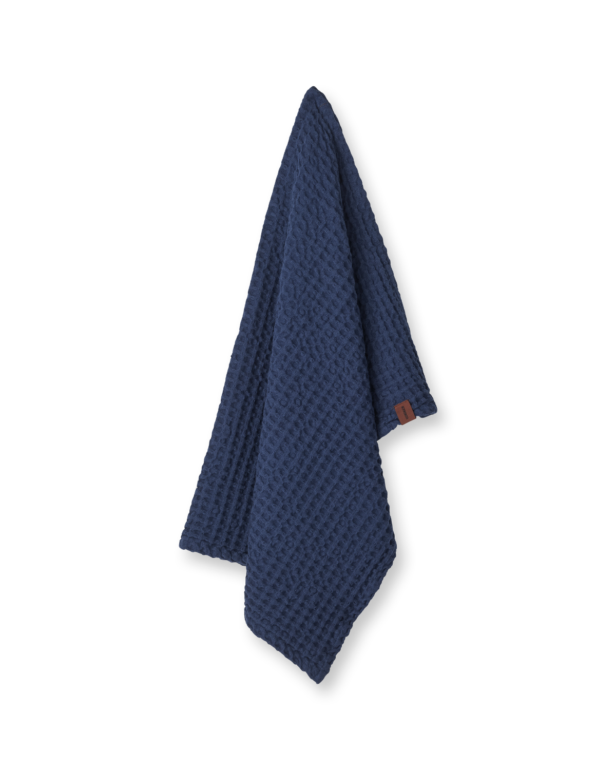 Håndklæde, Vaflet, Sea Blue, Mørkeblå, økologisk bomuld, Humdakin