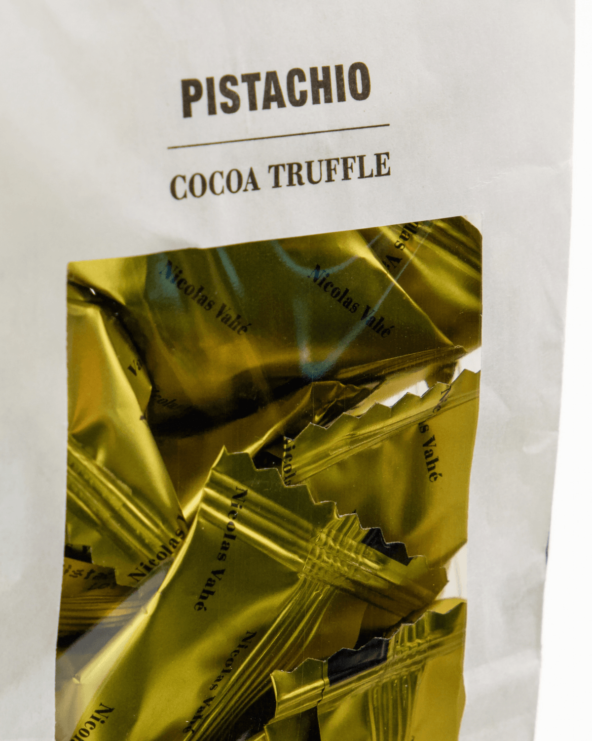 Kakaotrøfler, Pistacie, 110g