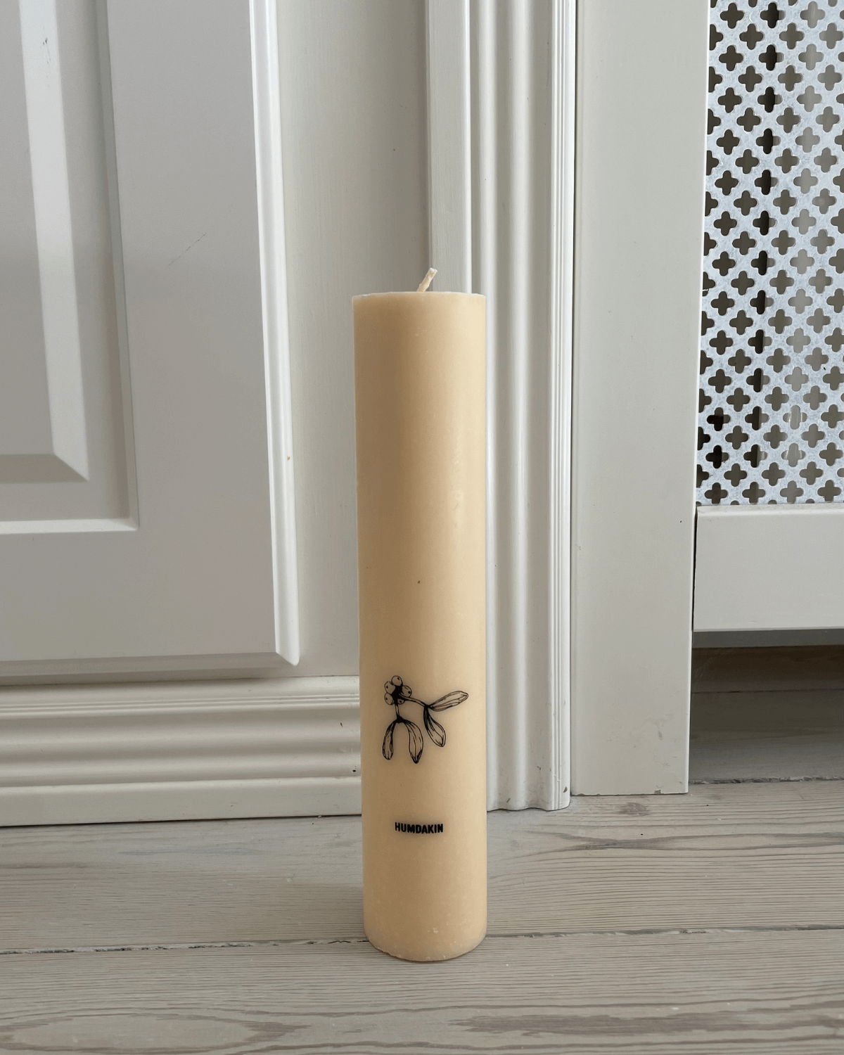 detalje på kalenderlys, mistletoe, humdakin, råhvid