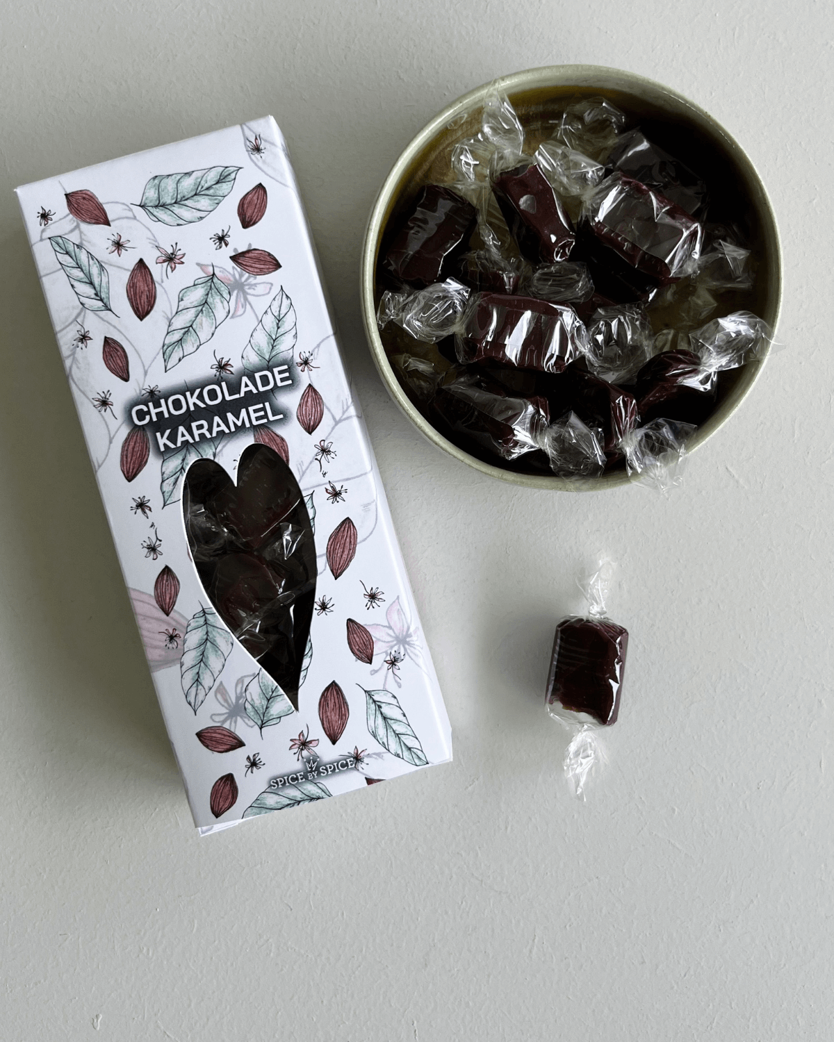 Karamel, chokolade, spice by spice
