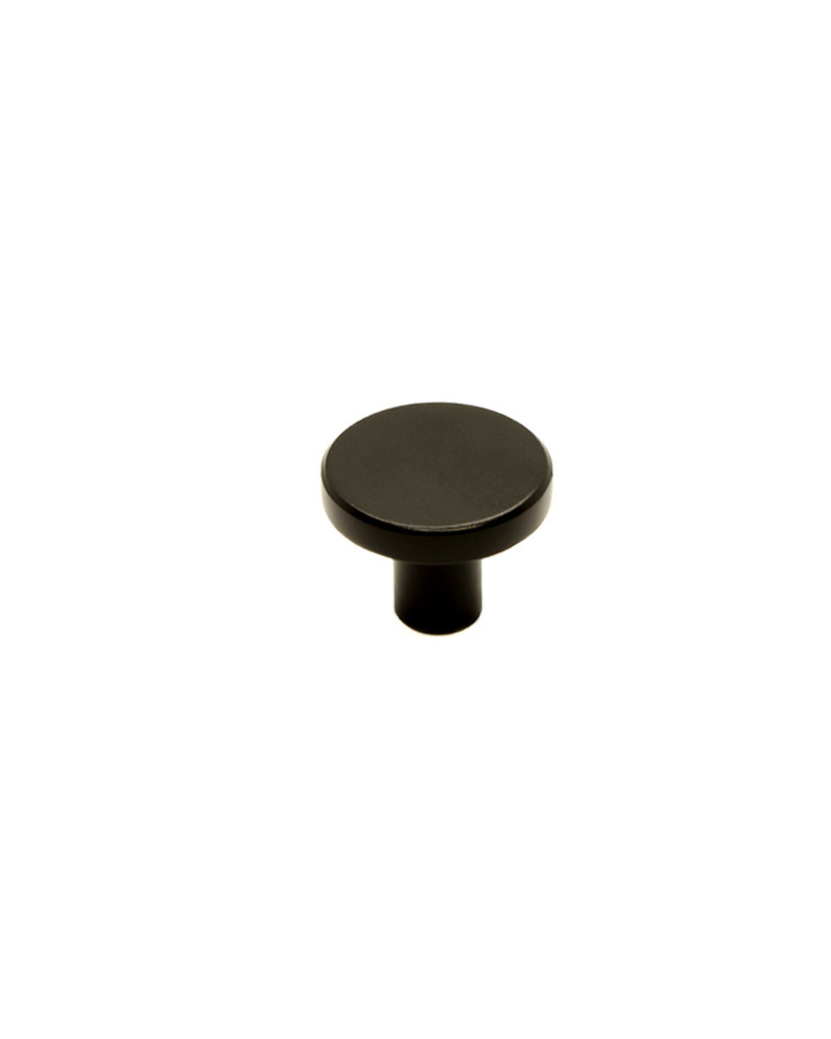 Knage, Dot, Mat sort ø 2,5 cm