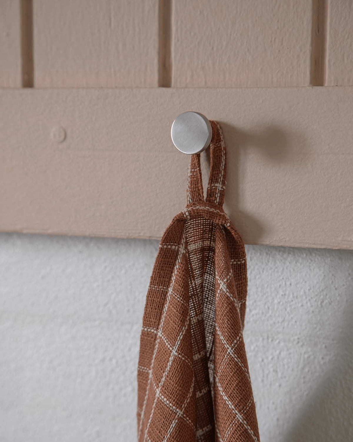 Knage, Dot, Børstet stål ø 2,5 cm