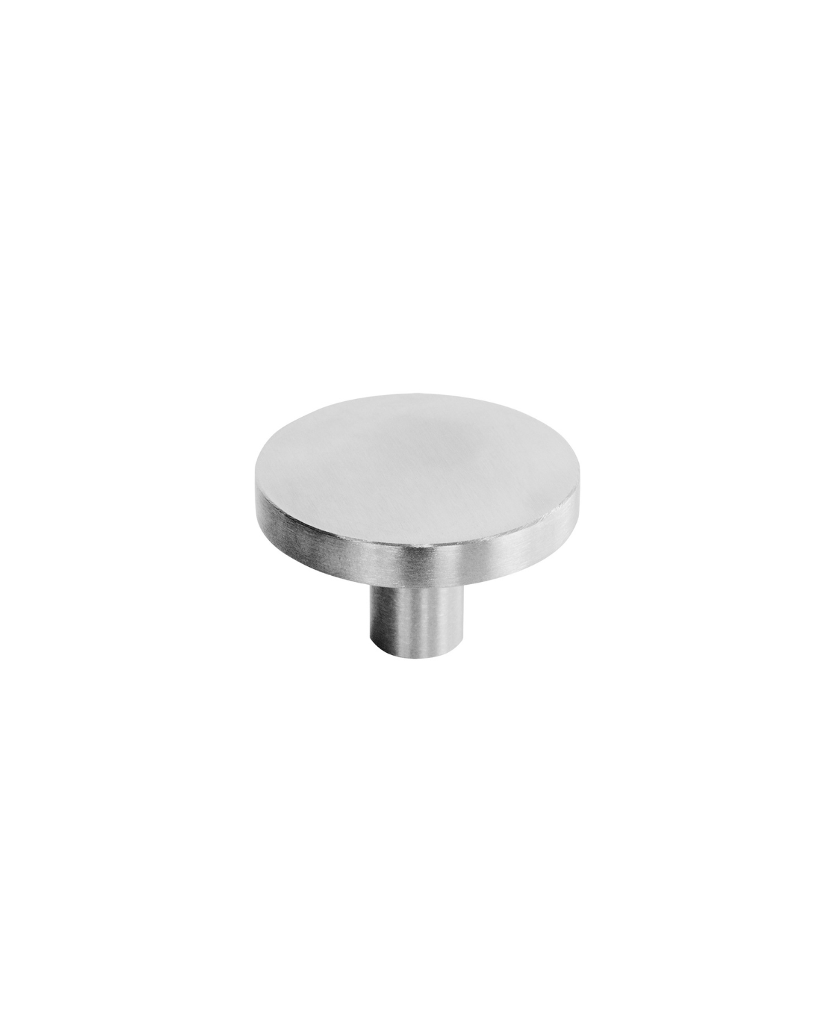 Knage, Dot, Børstet stål ø 3,2 cm
