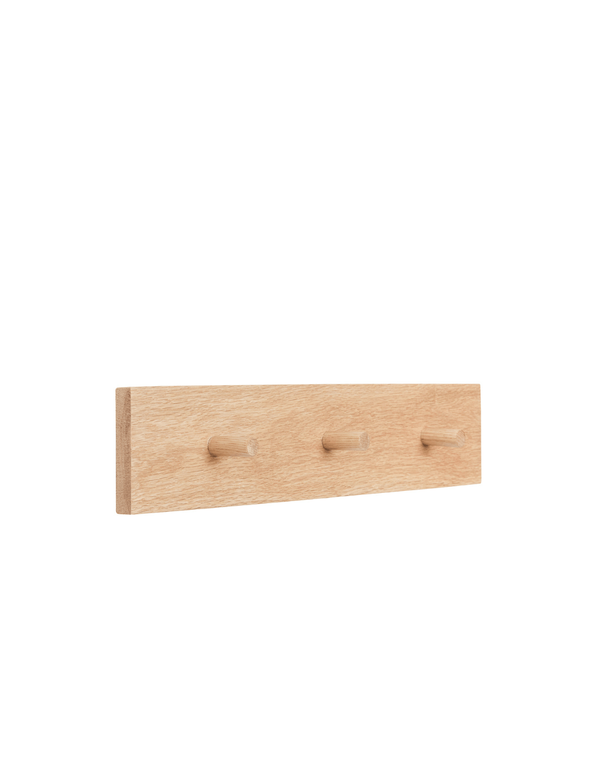 Knagerække, Hübsch, folk, small, egetræ, 3 knager