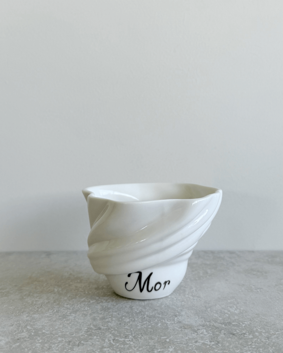 Kop, kop med mor, svanekop, blank hvid, Studio Aarhus