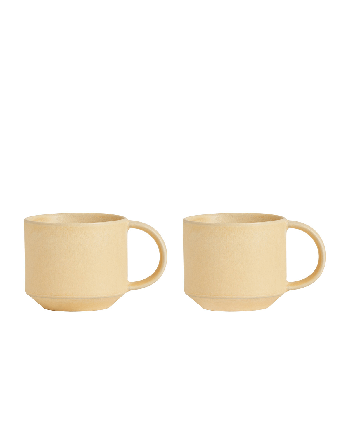 Kop, Keramik kop med hank, gul, Yuka, OYOY Living Design