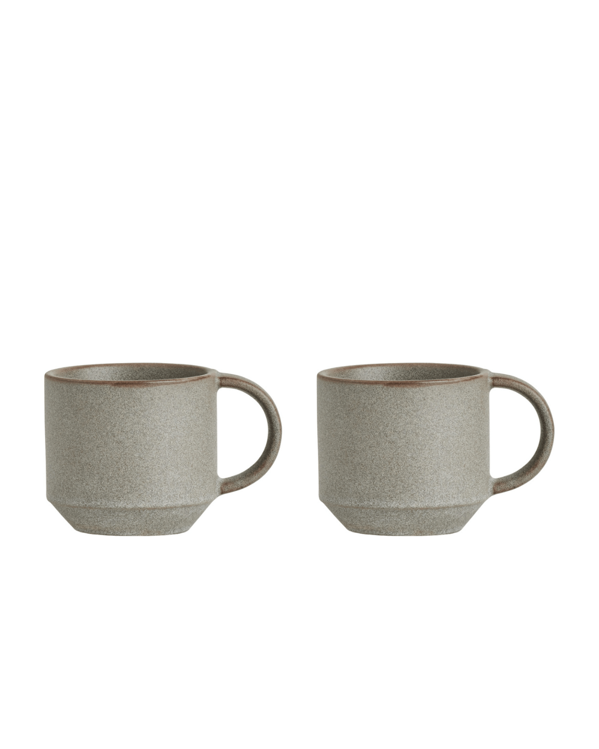 Kop, Keramik kop med hank, grå, stone, Yuka, OYOY Living Design