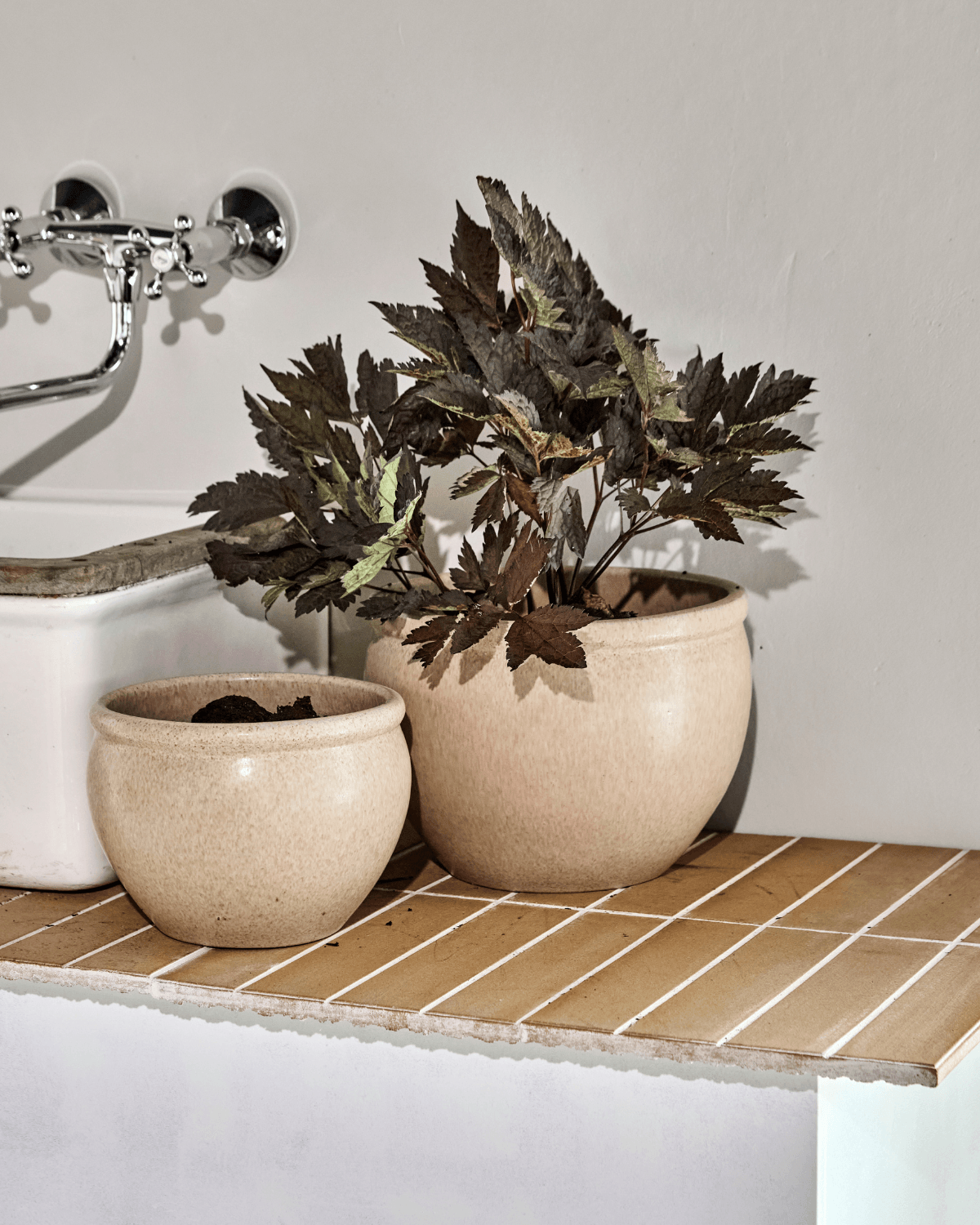 Sæt med to HDVale krukker fra House Doctor til planter og dekoration