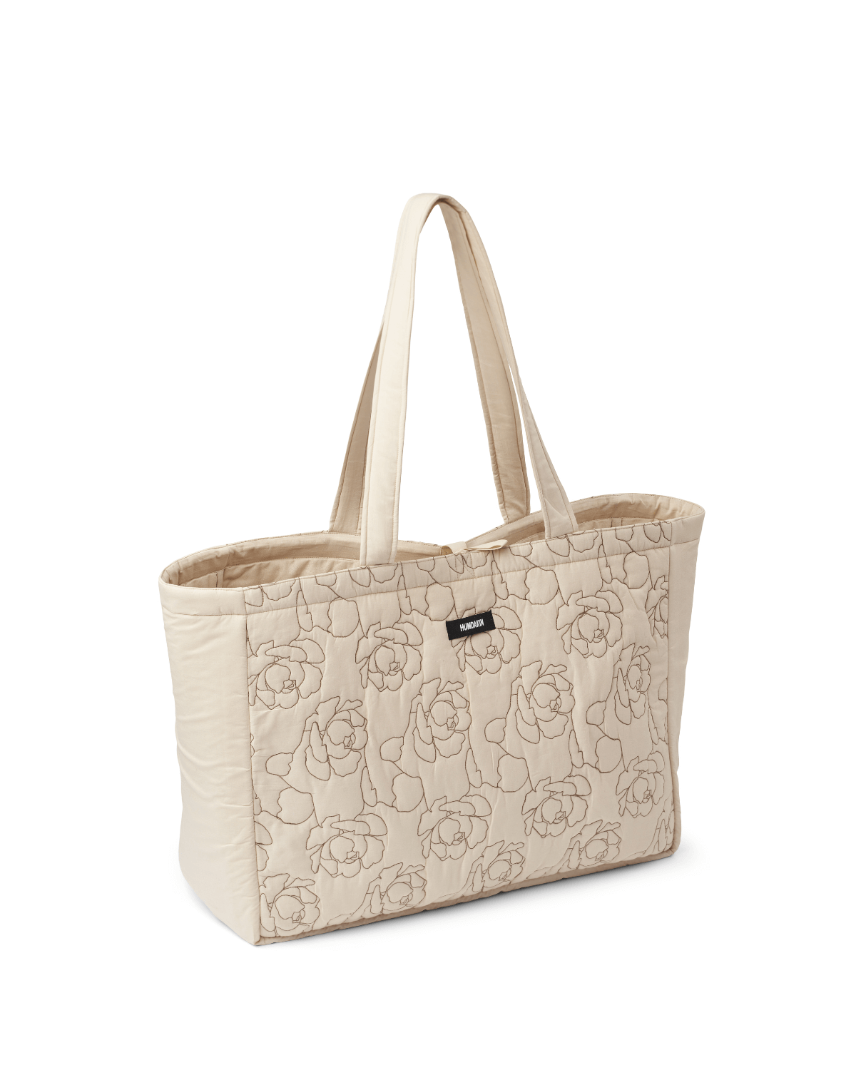Maxi Tote bag, Shopper, quiltet med mønster, Humdakin