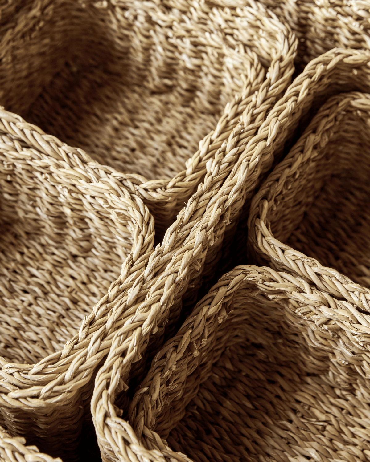 Opbevaringskurve fra meraki i søgræs detalje billede