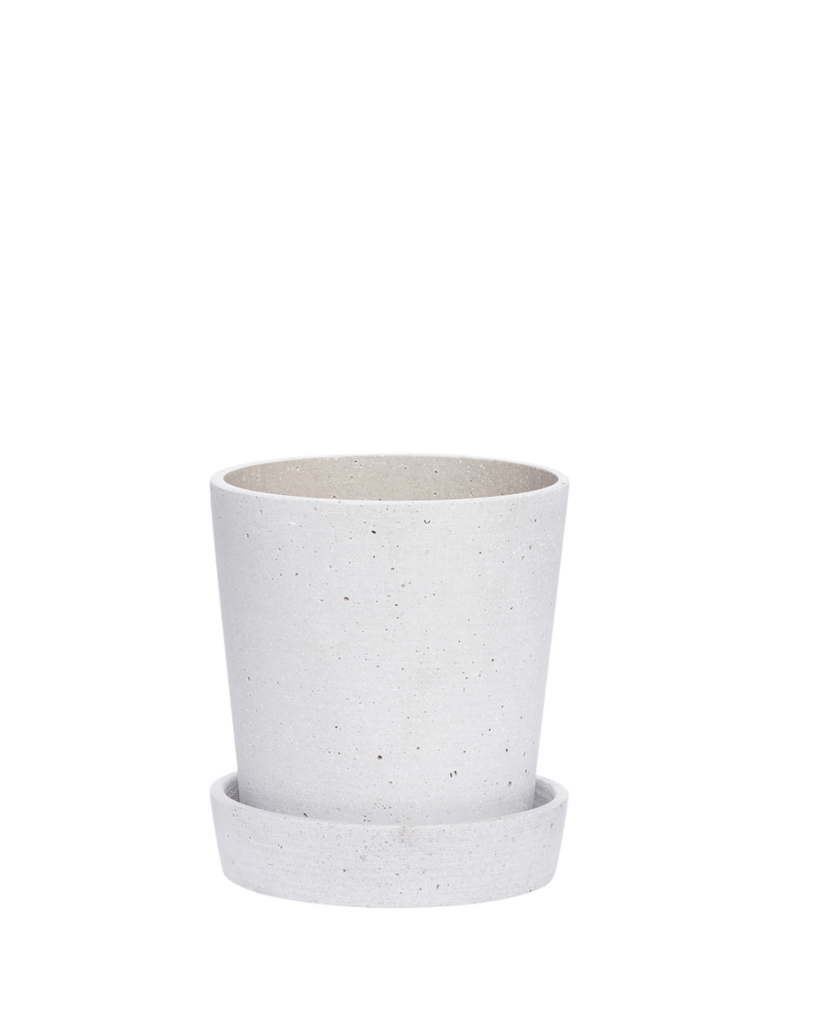 Potteskjuler, cement, lille, Hübsch