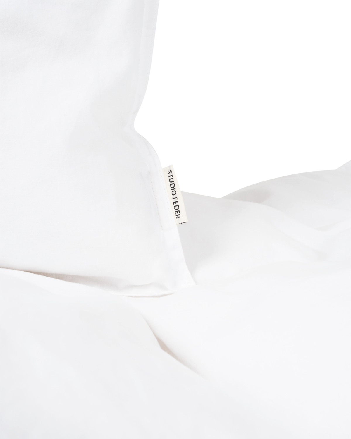 Sengetoej, 140x200, White, Studio Feder, Gots, detaljer