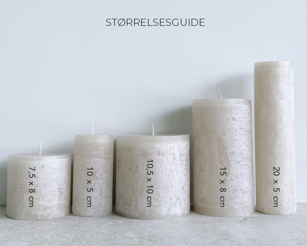 Bloklys, Moon, Vance Kitira, størrelsesguide