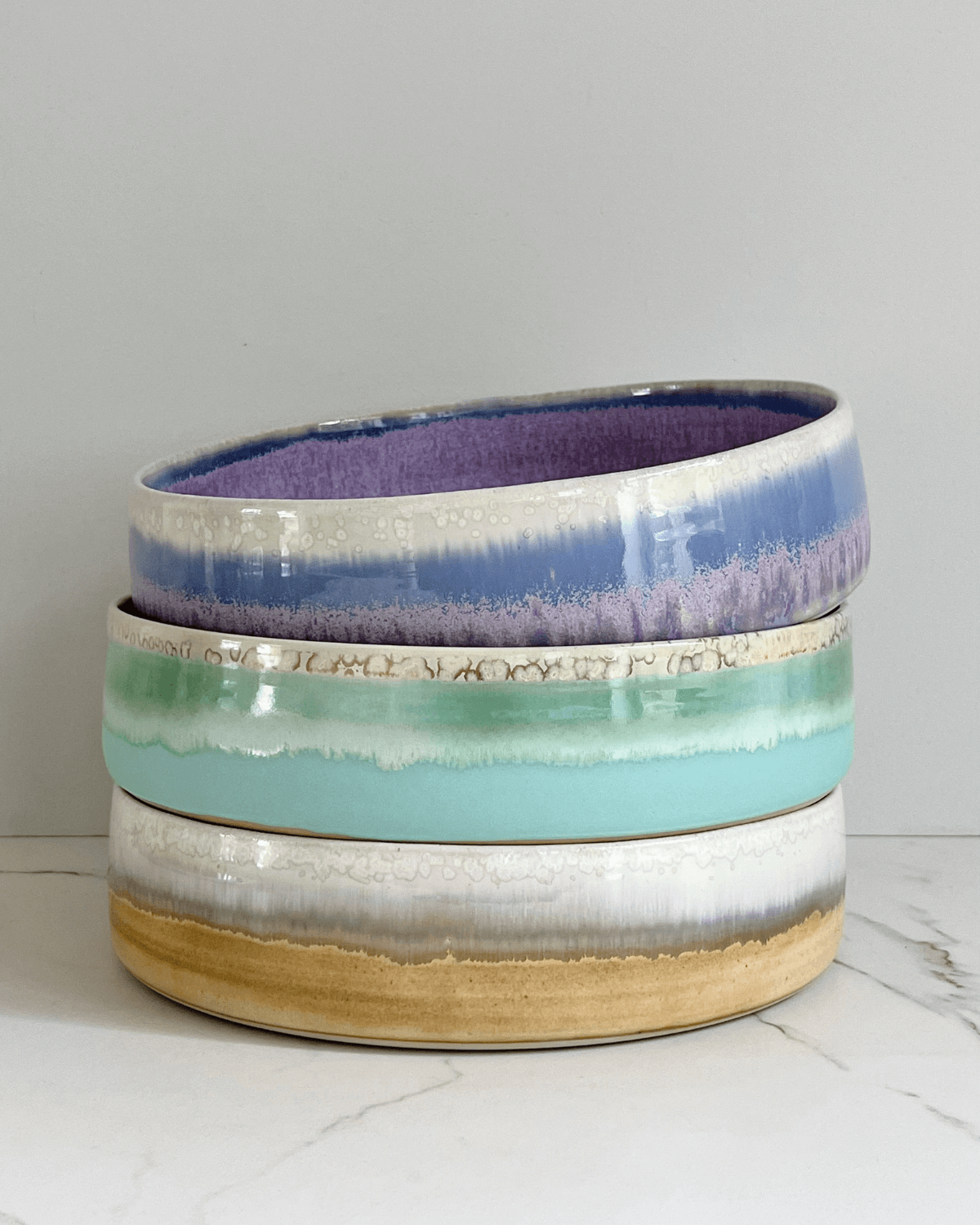 Skål, 22 cm, Flere farver, Håndlavet keramik, Vårhus